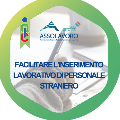 FACILITARE L'INSERIMENTO LAVORATIVO DI PERSONALE STRANIERO